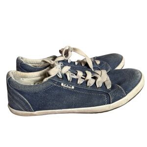 Taos Star Sneakers, Blue Wash Canvas, Size 10